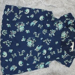 French inspired navy blouse